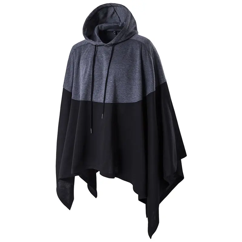 

Women Hoodie Oversize Hip Hop Hooded Streetwear Gothic Gray Patchwork Hipster BF Style Plus Size Tops Autumn Hoodies Sweatshirt