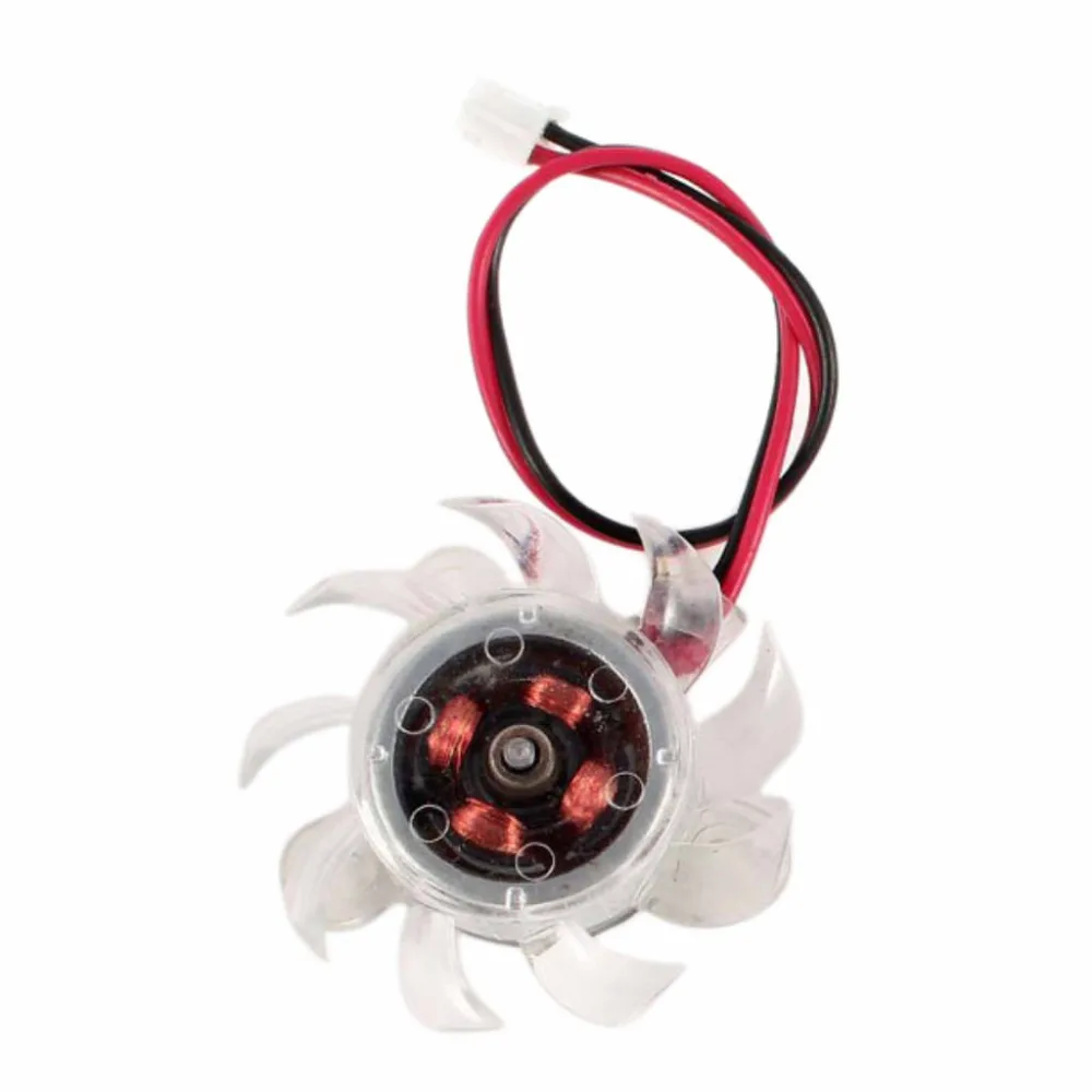 

CAA-3 x 35mm 12V Clear Plastic Computer VGA Video Cooler Card Cooling Fan