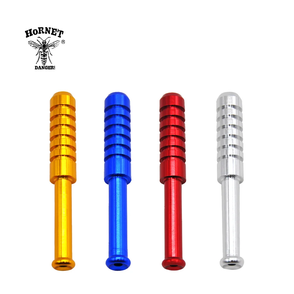 

HORNET Baseball bat Style Metal Pipe Smoking Pipe 58MM One Hitter Dugout Pipe Herb Tobacco Cigarette Pipe Sniffer Snuff Snorter