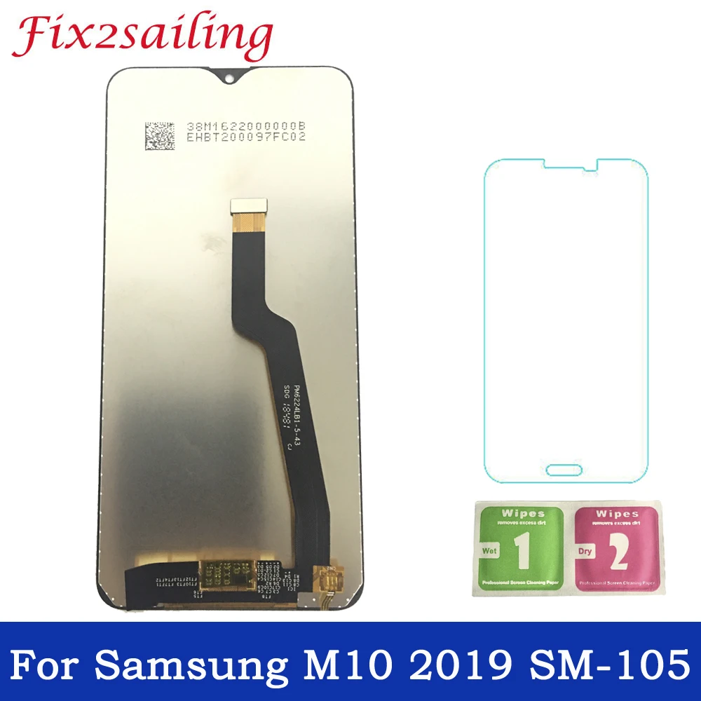

Super AMOLED Display For Samsung Galaxy M10 2019 SM-105 M105F M105DS LCD Display Touch Screen Digitizer Assembly Free Shipping