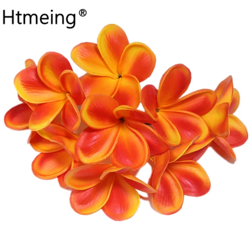 

PU Plumerias Stems Natural Real Touch Flowers For DIY cake decoration Silk Bridal Bouquet Wedding Centerpieces