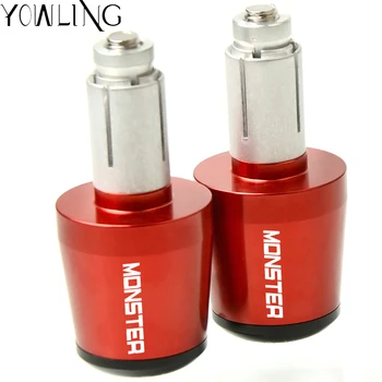 

Motorcycle Accessories CNC Handlebar Grips Bar Ends Handlebar Cap Slider For Ducati MONSTER 696 795 796 821 1200 1200S 1100 EVO