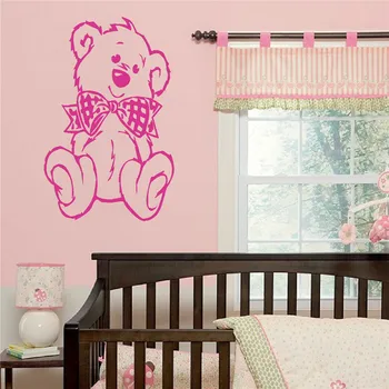 

Nursery Baby Teddy Bear Wall Art Sticker Transfer Decal 100% Charity