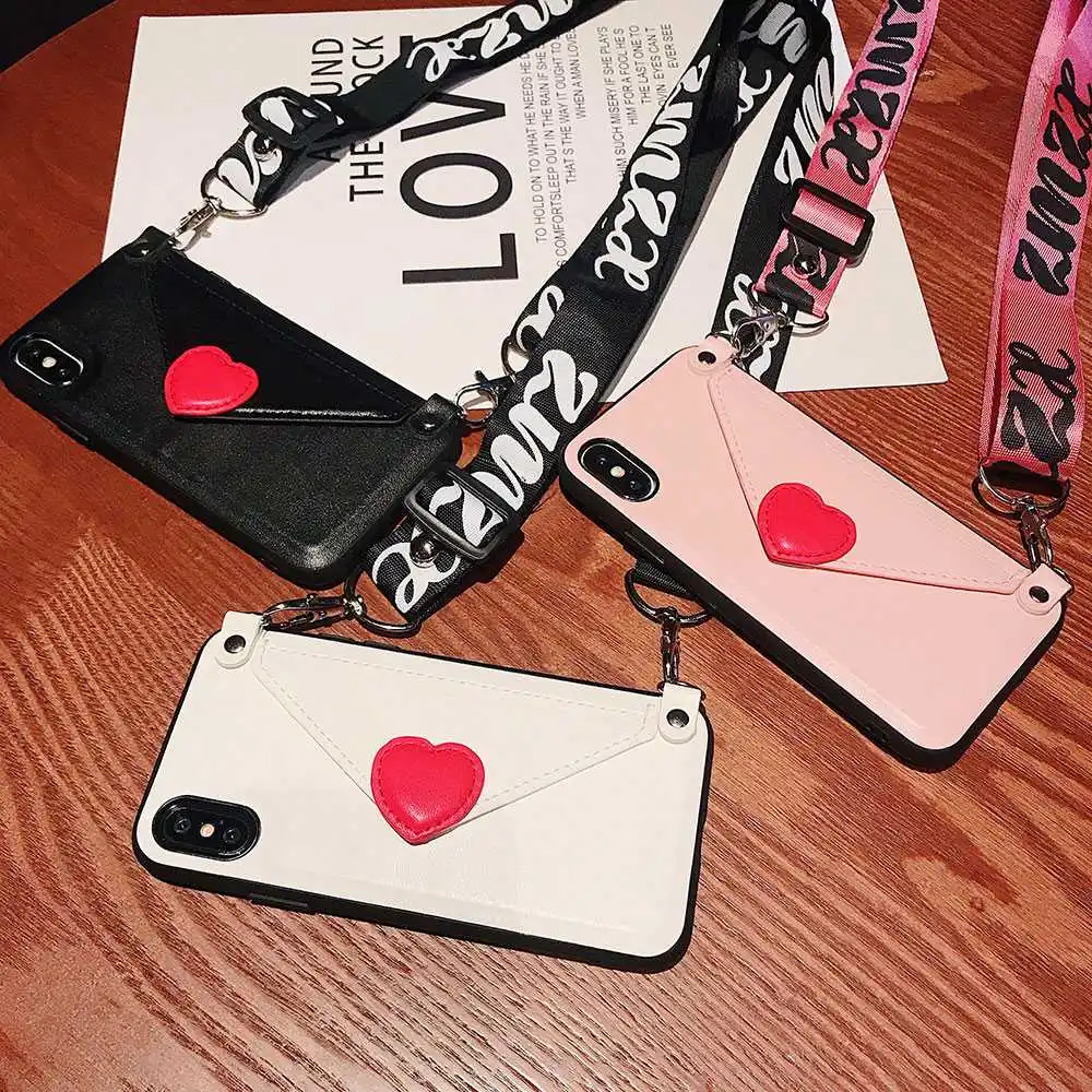Кожаный чехол KISSCASE с ремешком для iPhone XS Max XR X 8 7 чехлы телефонов держателем в виде
