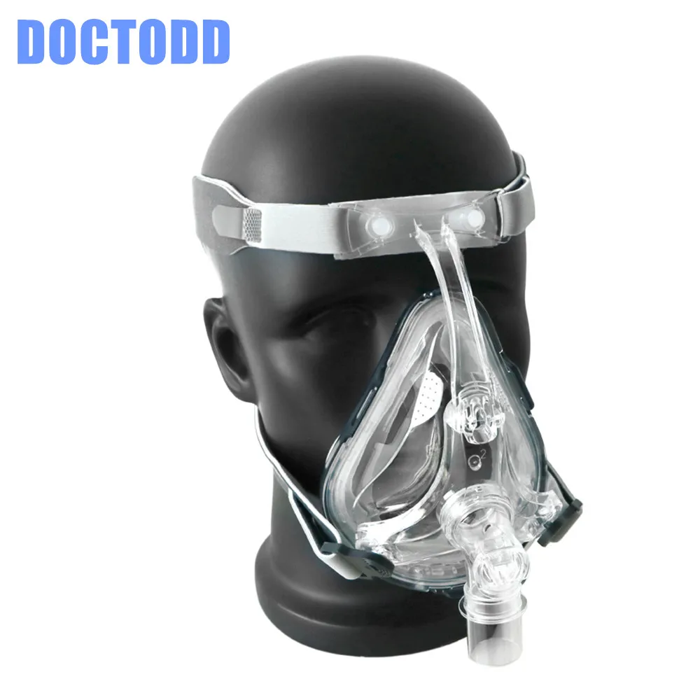 DOCTODDD FM1 маска для лица для защиты от храпа CPAP BiPAP силиконовый гель материал W/головной убор клип маска Руководство пользователя