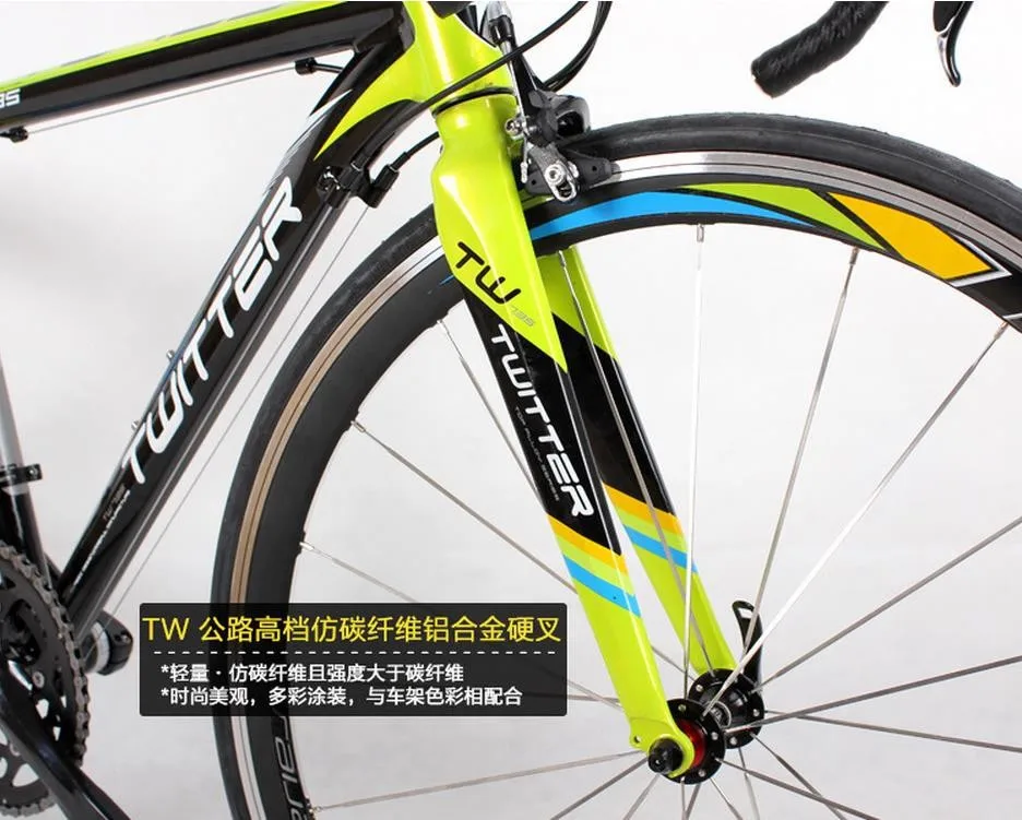 Углеродное волокно дорожный велосипед карбоновая рама мужские велосипеды 18 скоростей Дорожный велосипед