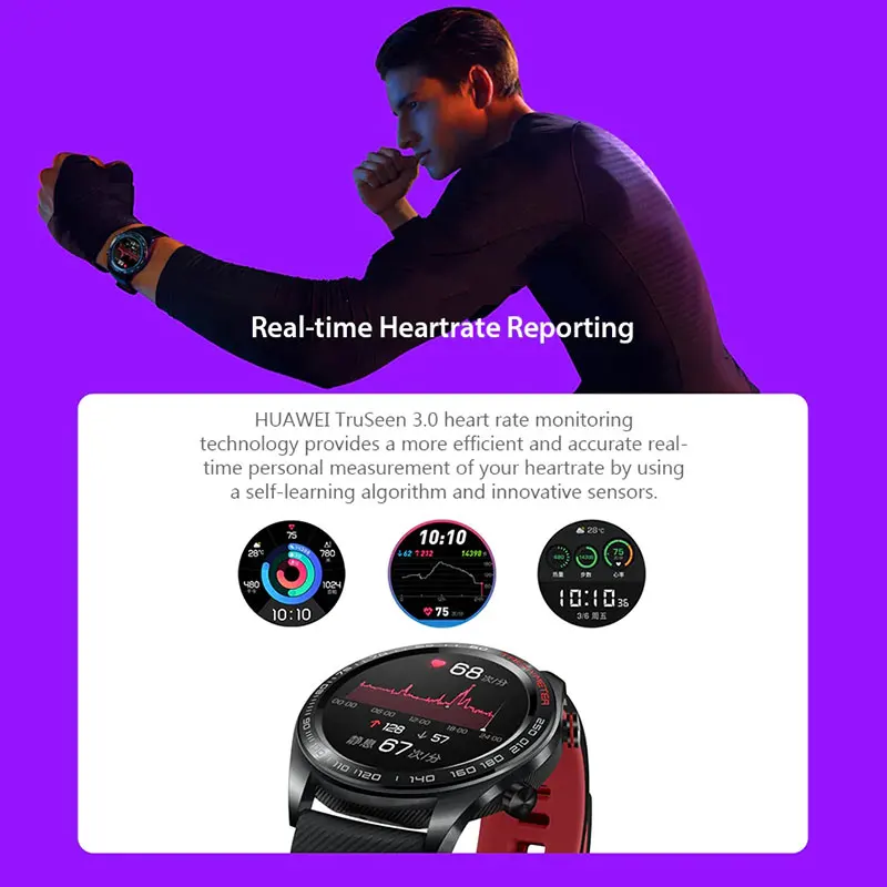 Huawei Honor Watch Magic Смарт часы Гладкий тонкий длинный gps научный пульсометр для сна