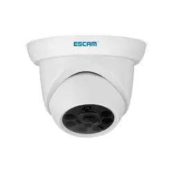 ESCAM QH001 ONVIF H.265 1080 P P2P ИК купольная ip-камера с умным анализом функция обнаружения целевой зоны Поддержка день/ночь