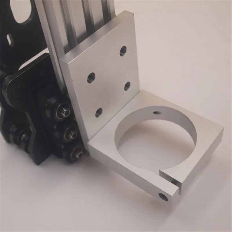 

Blurolls aluminum alloy 2.8inch CNC ROUTER SPINDLE MOUNT 2060 v-slot FOR COLT PALM ROUTER 71MM on OX CNC router parts