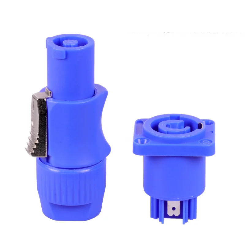 1 комплект мужской и женский 3 контакты Коннектор SpeakON Male Plug & Женский Джек 250 V 20A 3Pin