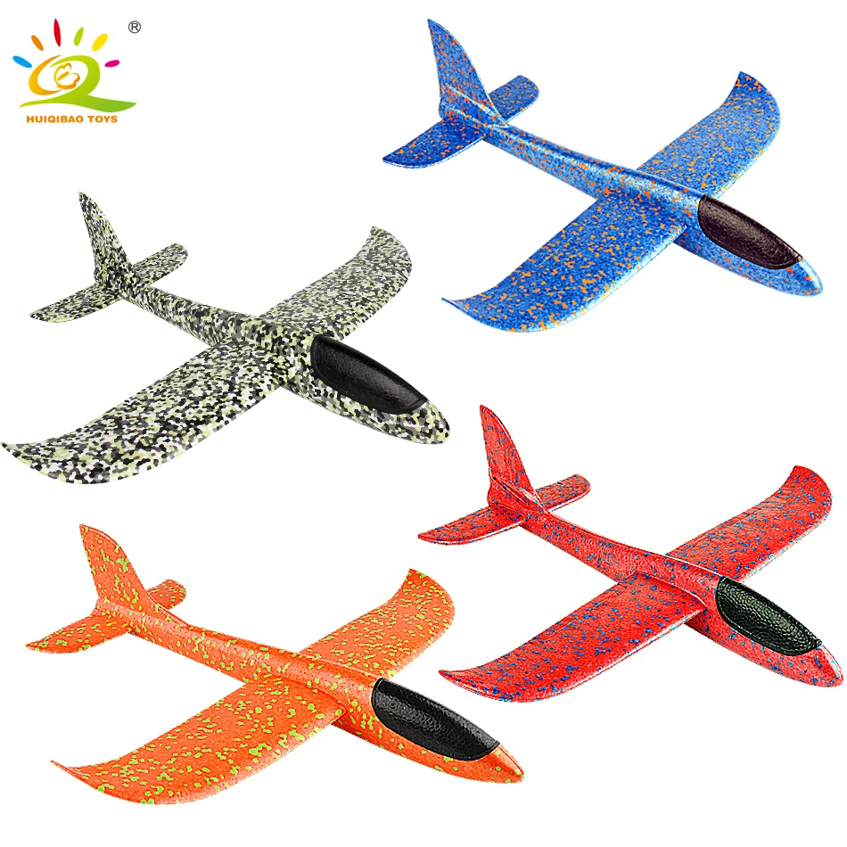 

Hand Launch Throwing Glider Aircraft Airplane Inertial Foam EVA Airplane Toy Plane Model Outdoor Educational Toys For children