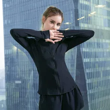 UVINI женские куртки для бега с длинными рукавами, рубашки, спортивная верхняя одежда, толстовки на молнии, спортивные топы для фитнеса, женская спортивная одежда