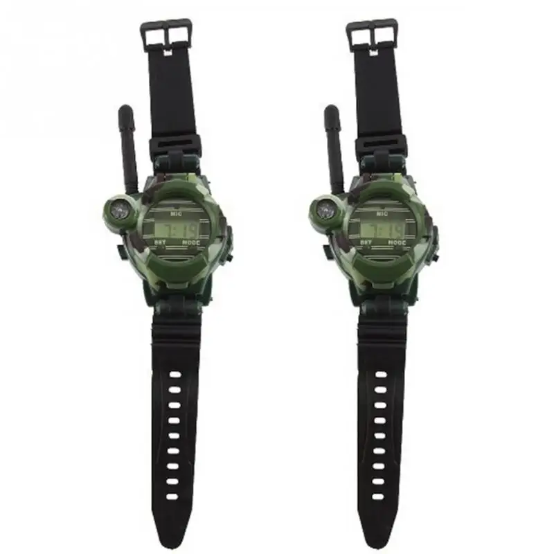 

1 Pair New Hot 7 Functions Kids Children Toys Outdoor Games Walkie Talkie Girls Boys Watches Interphone Kid Best Gifts Wholesale