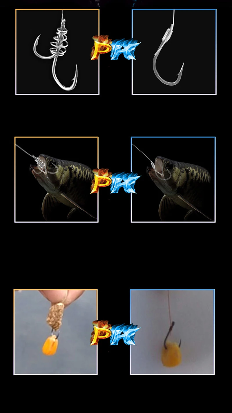 5 шт./лот Профессиональный карбоновый рыболовный крючок с PE леской Вертлюги морской двойной крючок Карп рыболовные аксессуары