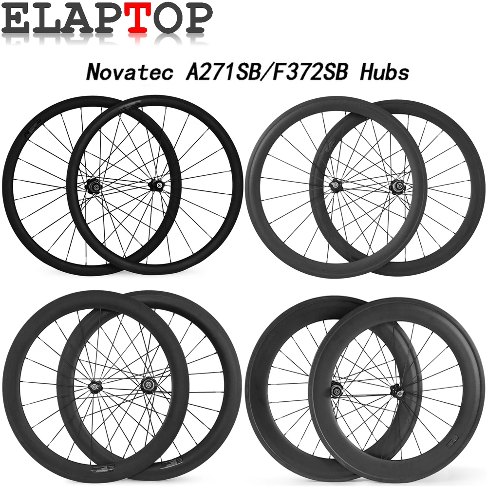 Clearance ELAPTOP carbon wheelset A271SB Standard wheel 38mm 50mm 88mm depth carbon wheels clincher 23mm width road bike bicycle wheels 0