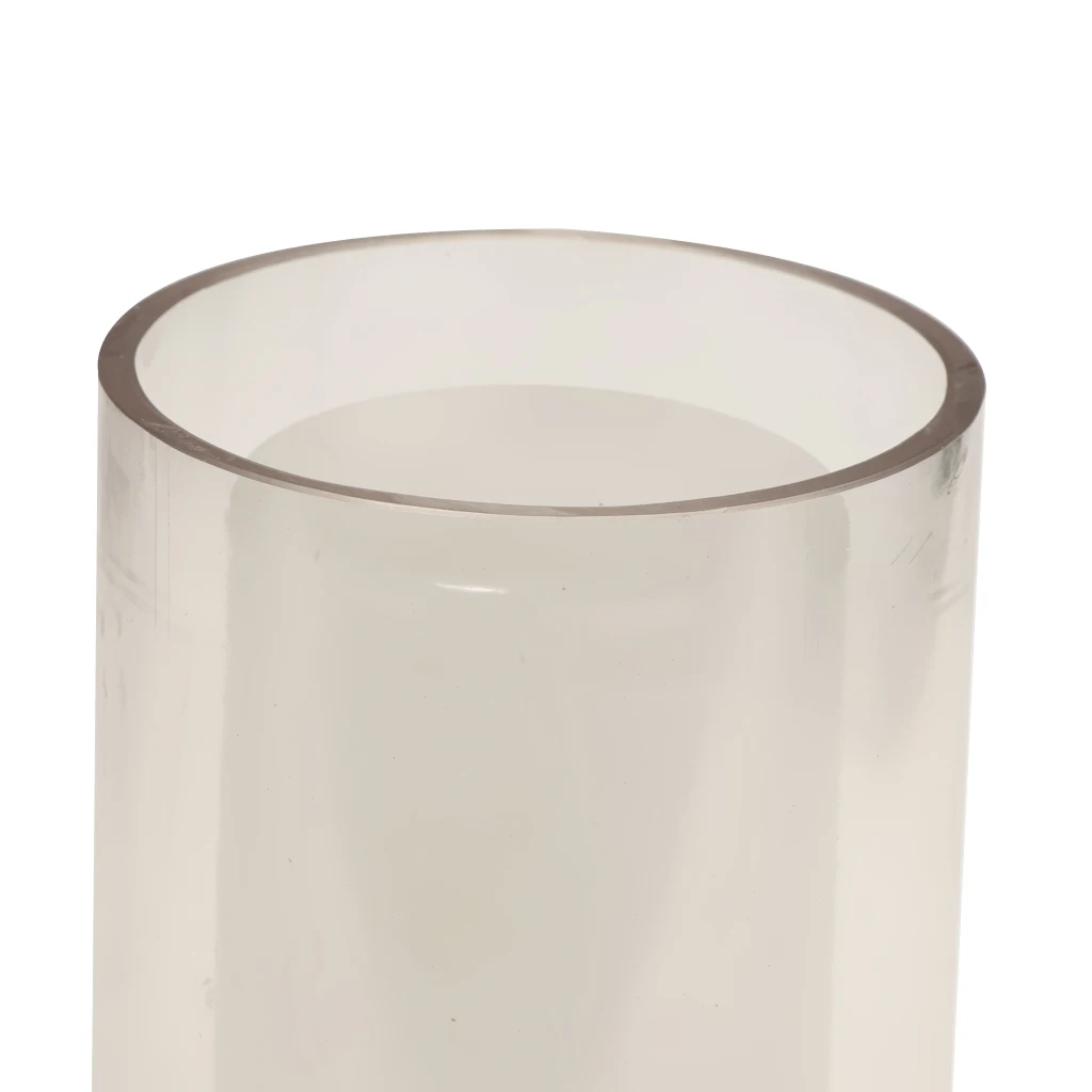 Hollow Plastic Candle Making Mould Mold for DIY Christmas Wedding Party Scented Candle 75x127mm with 500g Soy Wax
