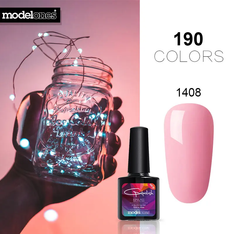 

Modelones 10ml Baeuty Sweet Lover Gel Polish Soak Off Nail Gel Polish Shiny Color Nail Gel Choose Any 1 Color Professional