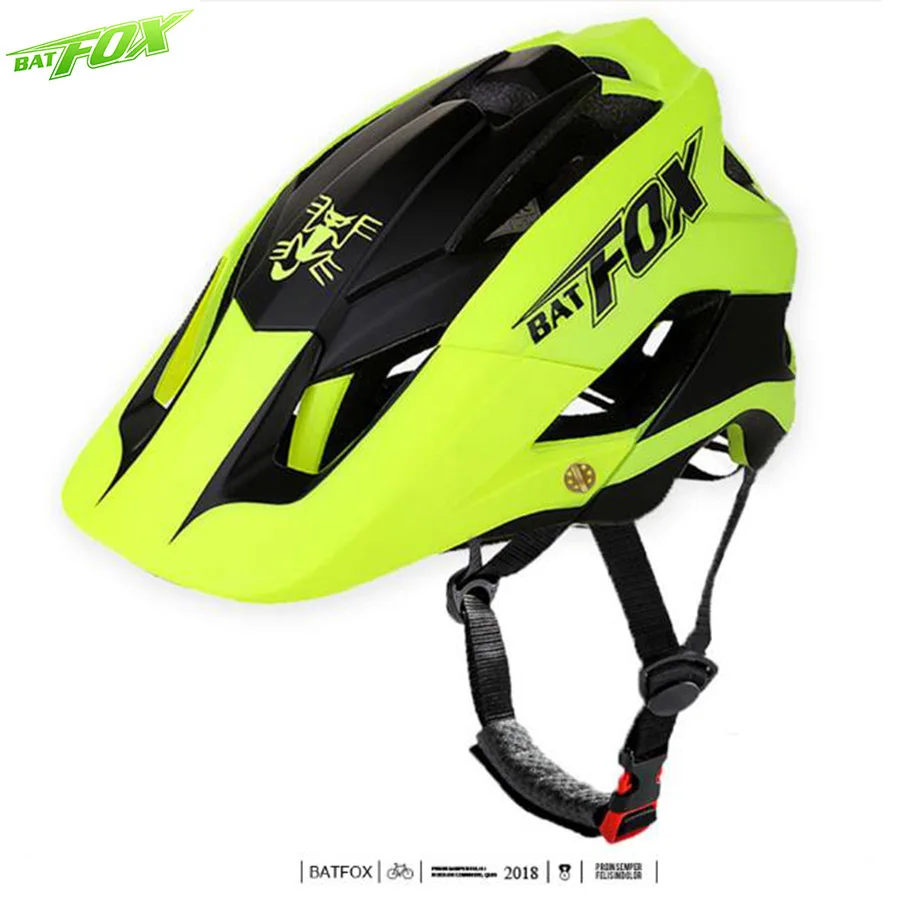 BATFOX bike helmet bat fox mtb cycling helmet integrally-molded women bicycle helmet man road bike mtb casco ciclismo bicicleta