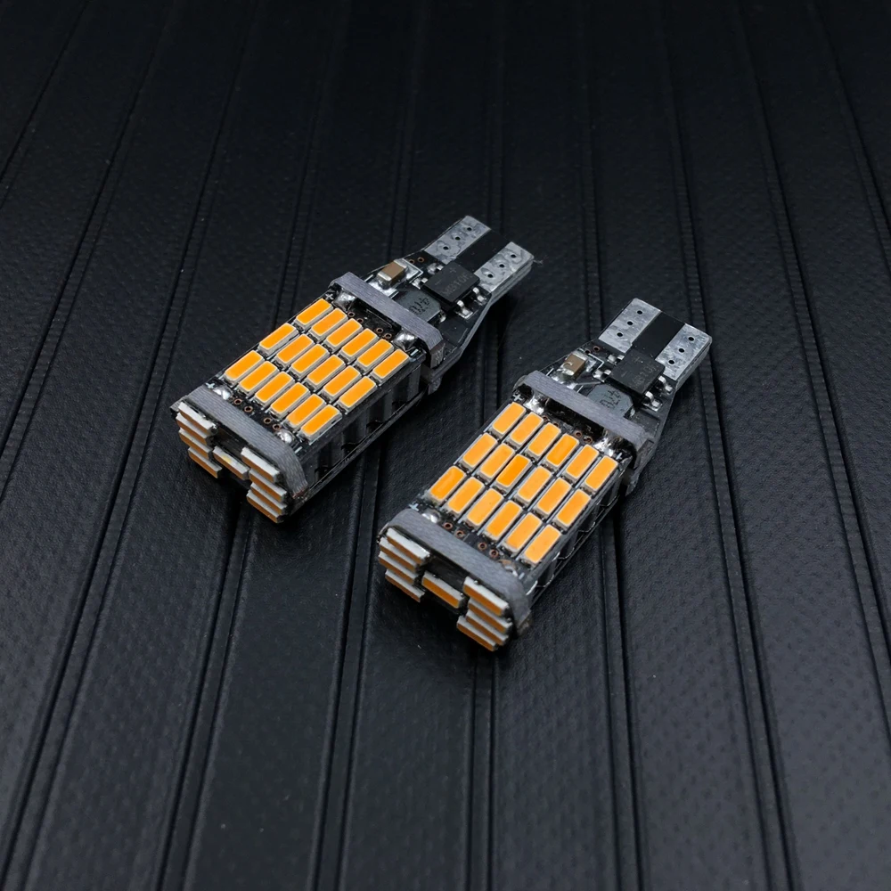Супер яркие T15 W16W 921 45 SMD светодиодный 4014 автомобильные габаритные огни Canbus лампы