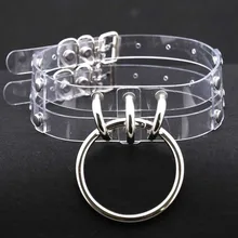Punk girocollo collare Goth collana grandi cinturini trasparenti girocollo donna ragazze Trendy Rock Sexy Harajuku Emo gioielli gotici