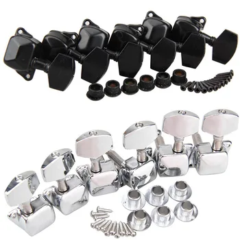 

2 Colors Chrome Guitar Tuning Keys Pegs Classic Guitar String Tuning Pegs Machine Heads Tuners Keys Parts 3 Left 3 Right