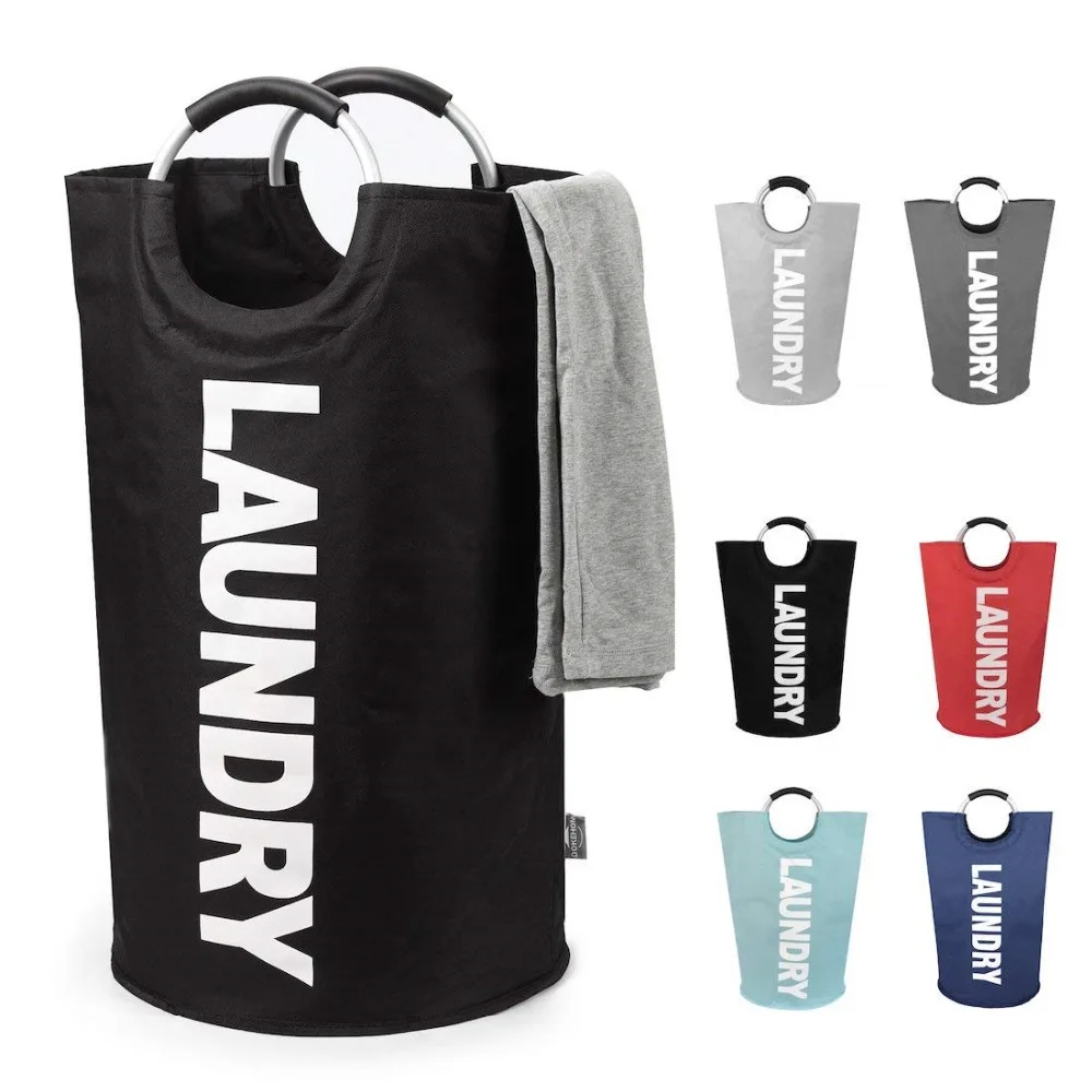Large Laundry Basket Collapsible Laundry Hamper Foldable Clothes Bag