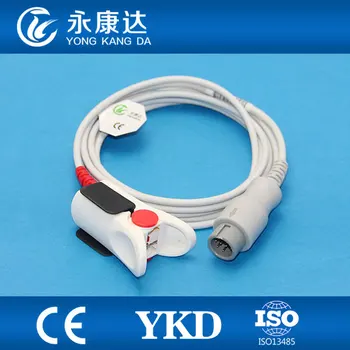 

Adult Finger Clip SpO2 Probe Compatible With OXIMAX T5/T6/T8, CE&ISO Certificates