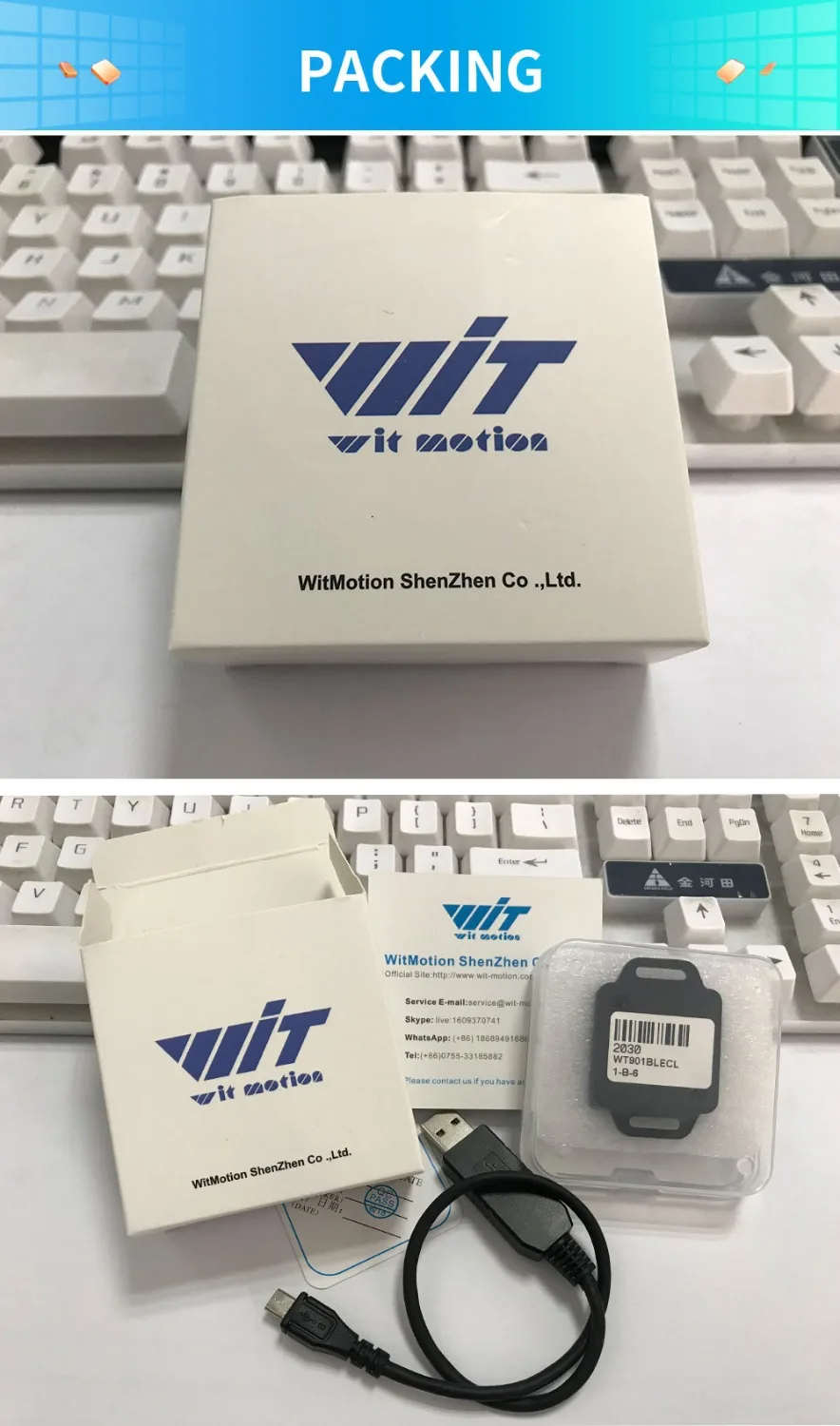 WitMotion WT901BLECL BLE 5,0 низкое потребление 3 осевой акселерометр+ гироскоп+ магнитометр MPU9250 для IOS/Android, диапазон 50 метров