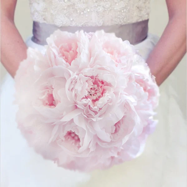 New Simple Style Bridal Pink Bouquet Peony Brooch Pearl Wedding New Simple Style Bridal Pink Bouquet Peony Brooch Pearl Wedding Elegant Soft Pale