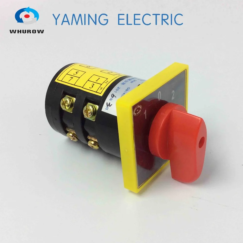 Changeover switch forward off electric motor reversing switch generator transfer switch HZ5B series 10A 60a double breakpoint contacts forward reversing switch