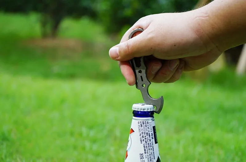 Ferramenta de Liga de Titânio Abridor de Garrafa ao ar Quebrada para Sobrevivência e Auto-defesa Multi-funcional Livre Portátil Janela Edc 24 High Quality Esporte e Lazer