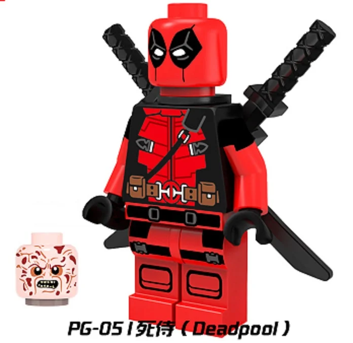 

PG051 Building Blocks Superes Heroes Atom Deadpool Captain America Spider-Gwen Moon Knight Bricks Model Bricks Toys For Children
