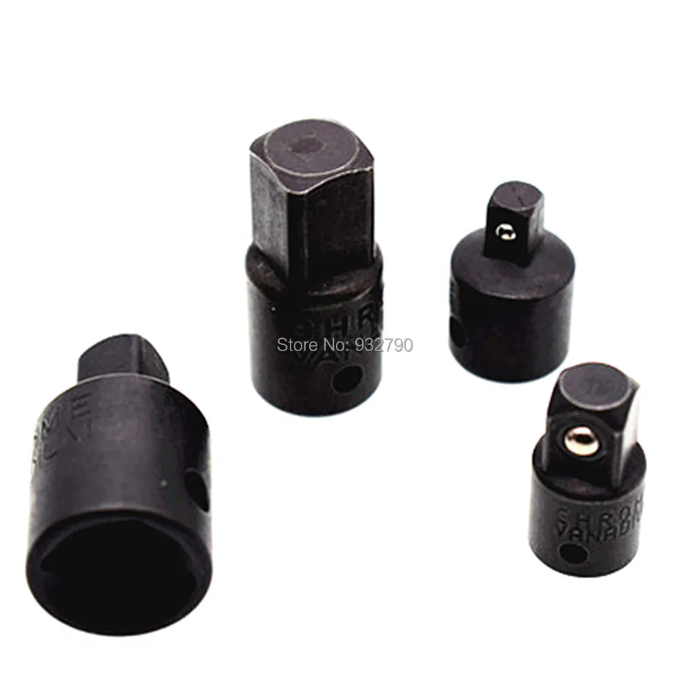 

4pcs Impact Adaptor Socket Reducer 1/2" to 3/8" 3/8" to 1/4" 3/8" to 1/2" 1/4" to 3/8" Impact Socket Reducer Adapter Adaptor Set