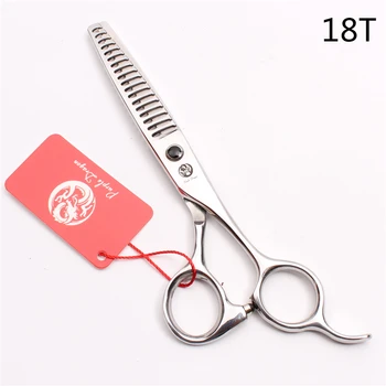 

Z2004 6.0" 17cm JP 440C Purple Dragon Brand Barber's Thinning Shears 18 Teeth Thinning Rate 35% Professional Human Hair Scissors