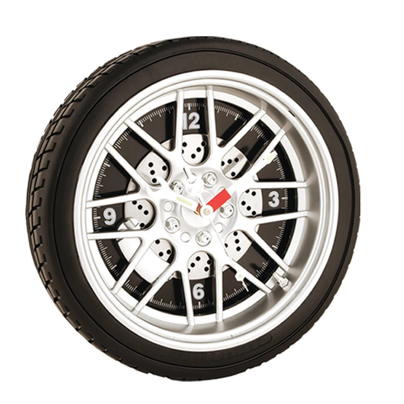 Fashion car tyre clock wall clock quartz clock wall clock g 89 68000in