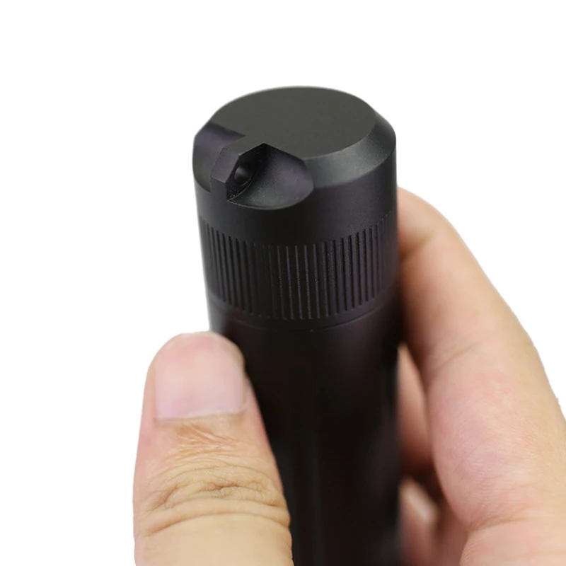 CNC Aluminum Alloy Black Waterproof Bottle Camping Survival Seal Bottle EDC Outdoor Tool waterproof bottle