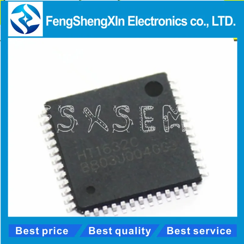 

5pcs/lot HT1632C QFP-52 LED dot matrix driver chip