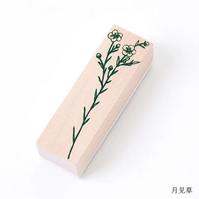 Винтажные растения eugene leaf Daisy Flower decoration штамп деревянные и резиновые штампы для скрапбукинга канцелярские товары DIY ремесло Стандартный штамп - Цвет: 23