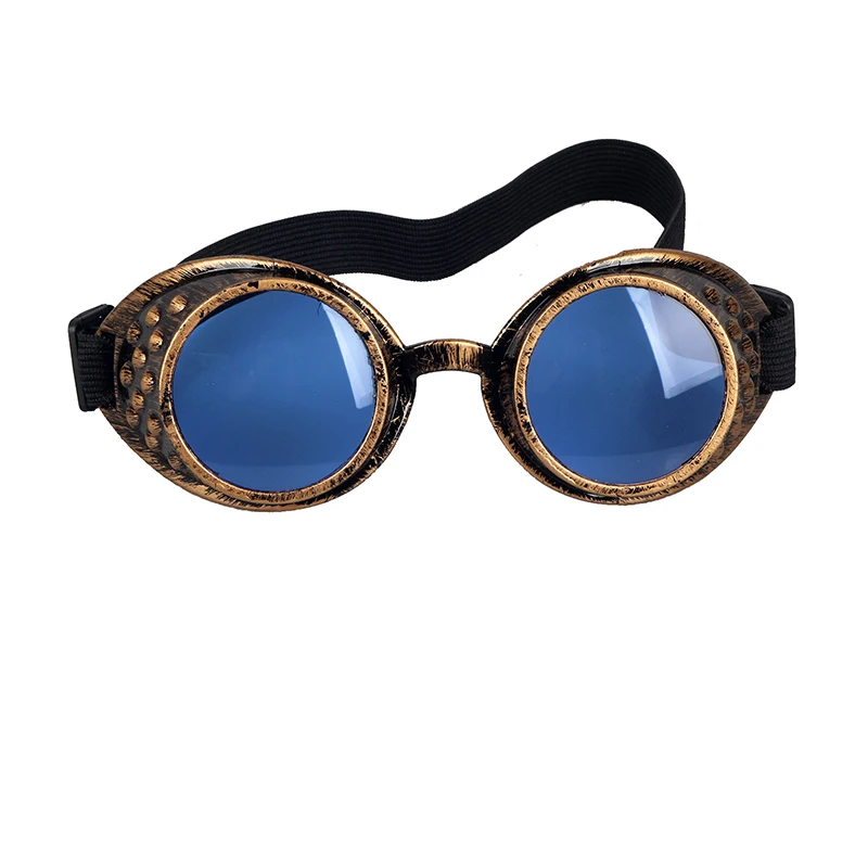 Очки солнцезащитные унисекс в желтой оправе винтажном стиле|glasses cosplay|steampunk