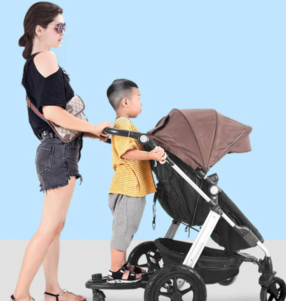Детские аксессуары, вспомогательная педаль для коляски, детская Планерная доска, семейная с двумя детскими колясками, трейлером, сидящим или стоящим