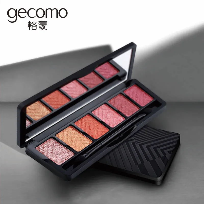 

6 Color Wet Powder Eye Shadow Waterproof Not-Blooming Ambilight Glitter Eyeshadow Palette Pigment Paletas De Sombra