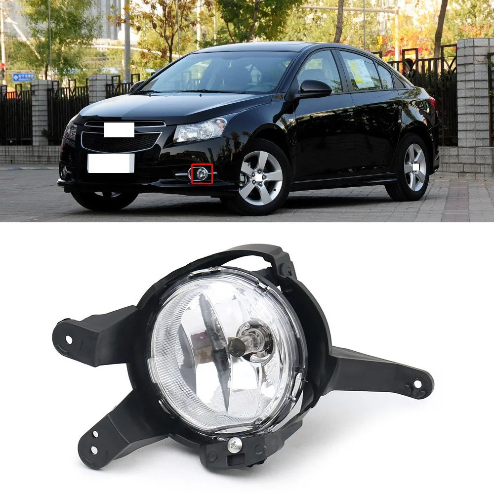 

CAPQX For Chevrolet CRUZE 2009-2014 Front Bumper Fog Light Foglight Replacement Running Lamp Driving Fog Lamp