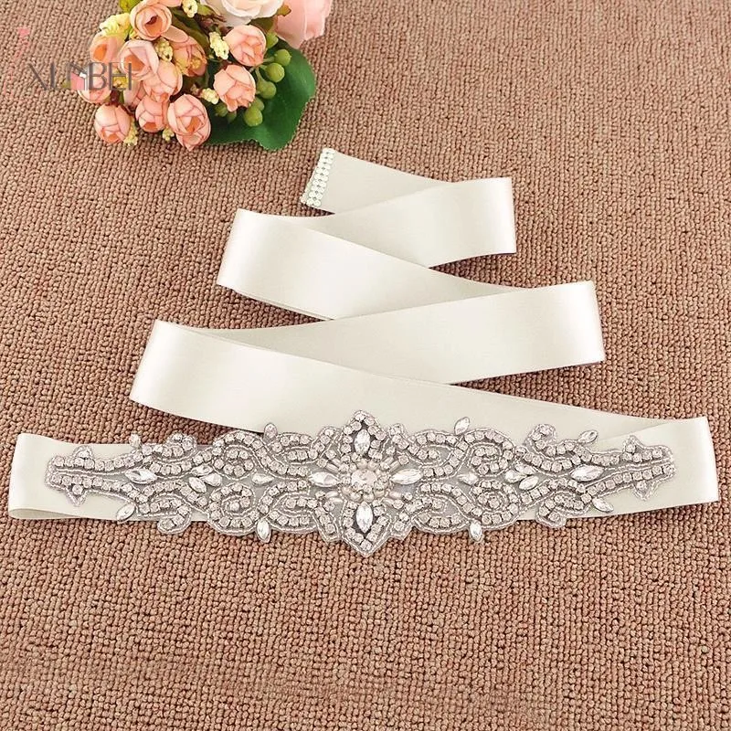 

Rhinestone Belt Crystal Diamond Bridal Wedding Dress Belt Sash Waist Belt Handmade White Ivory Wedding Accessories