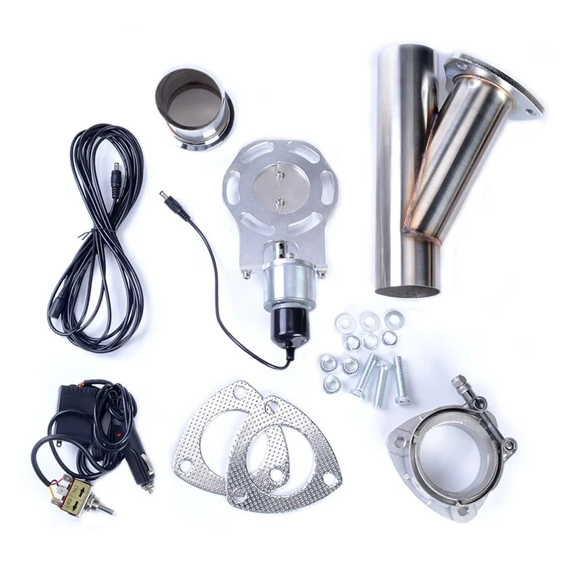 3 inch exhaust cutout manual control kit header Stainless Steel Headers