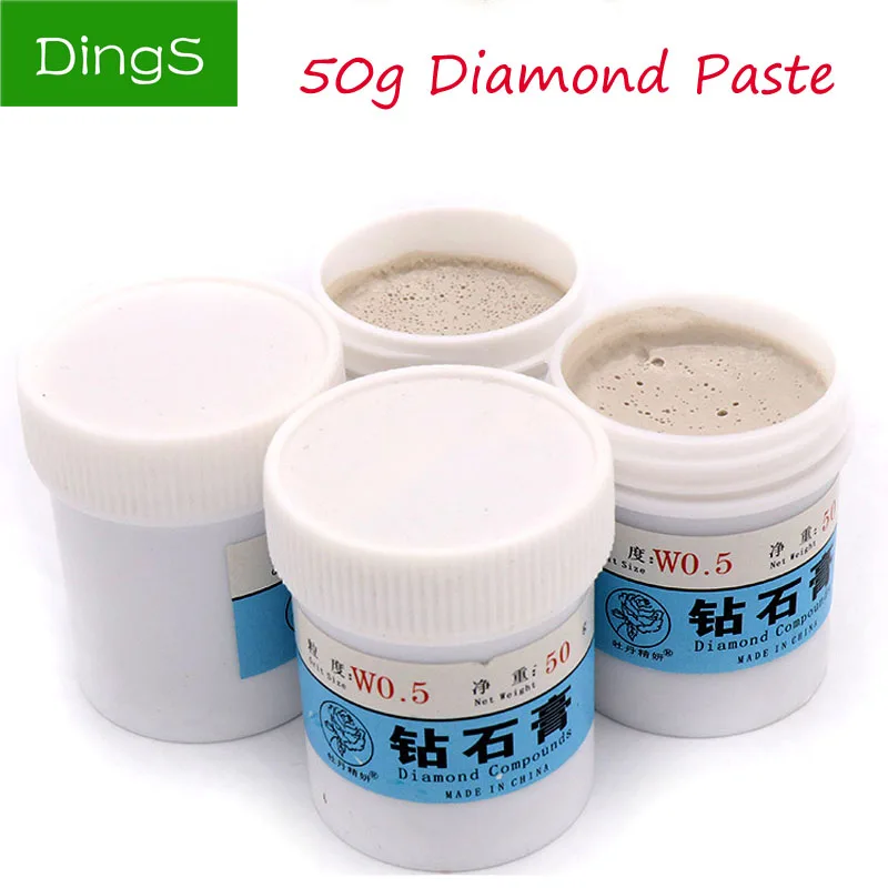 

1pc Diamond Polishing Grinding Paste Metal Polish Diamond Abrasive Water Oil Dual-used For Jade Emerald Mirror Surface Agate
