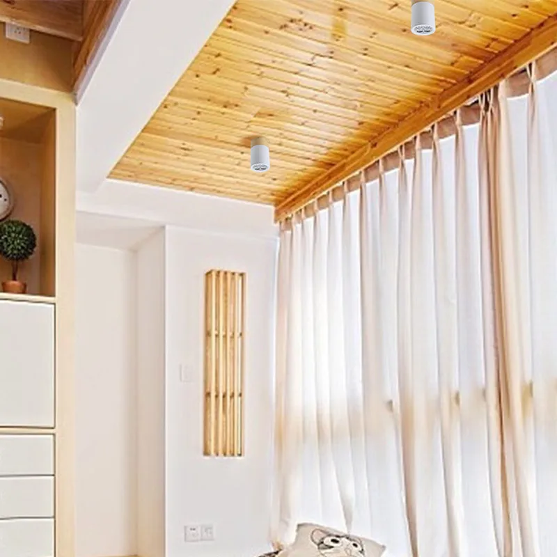 Aisilan Wooden Led Lamp Surface Mounted Downlight Ceiling Lamp