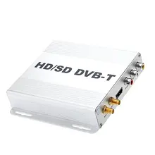 DVB-T HD SD многоканальный мобильный Автомобильный цифровой ТВ-приставка Мини ТВ аналоговый тюнер высокая скорость 240 км/ч сильный приемник сигнала