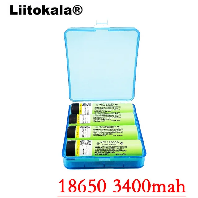 Оригинальный литиевый аккумулятор Liitokala NCR18650B 3 7 В 3400 мА · ч 18650 + аккумулятор|li-ion