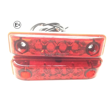 

Free shipping!! E-MARK approved LED Rear Position Light with 4pcs of SMT LEDs, emitting red light, PMMA red lens, DC12V or DC24V