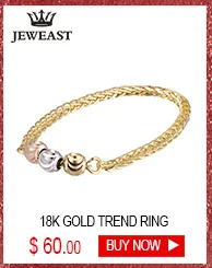 18k Pure Gold Stud Earring Exquisite Elegant Women Jewelry Rose Yellow White Star Miss Girl Gift For Birthday Hot Sale Good New